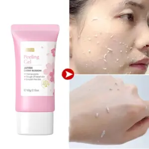 gel peeling facial flor de cerejeira