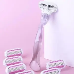 lâminas de barbear de segurança femininas