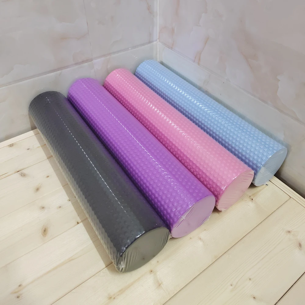 Rolo de Espuma EVA Hexagonal para Ioga Pilates 9,5x45 cm - Imagem 3