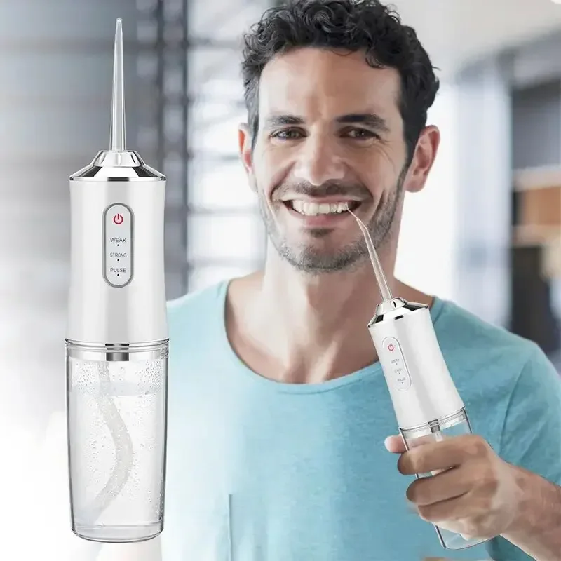 Flossador Elétrico Portátil USB 220ml Branco - Imagem 4