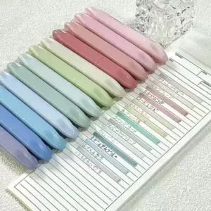 conjunto caneta iluminadora ponta cinzel