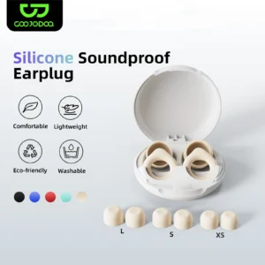 tampões de ouvido de silicone redutor de ruído