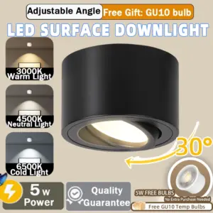 downlight led embutido 3 cores