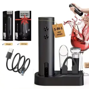 abridor de garrafas de vinho elétrico automático