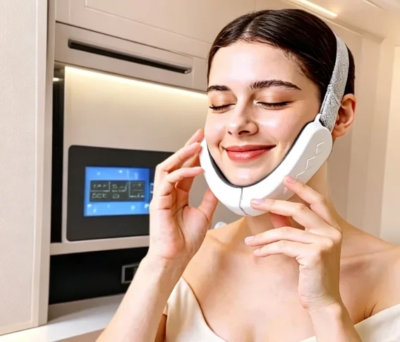 Massageador Facial V Face Cinto Inteligente para o Rosto - Imagem 4