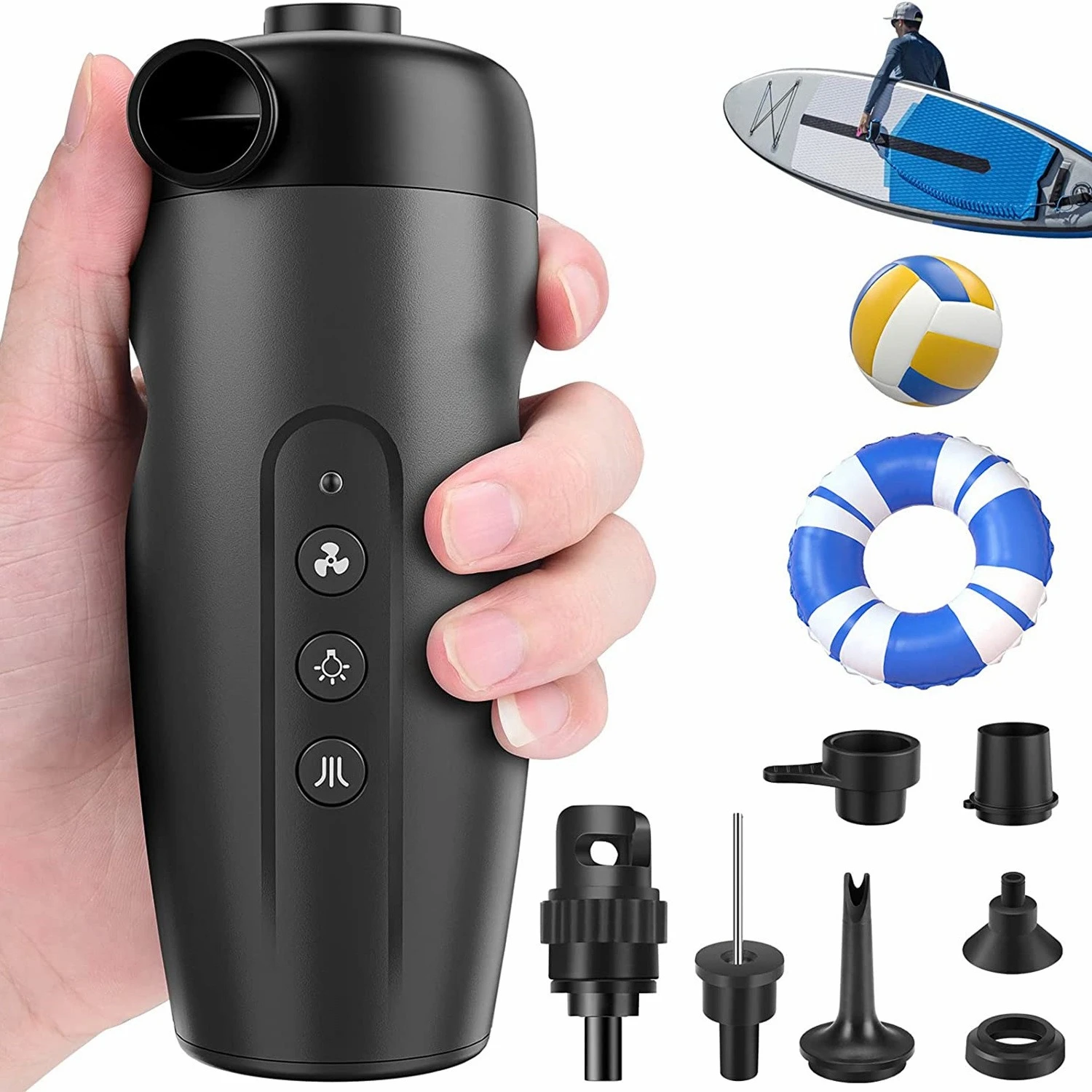 Bomba de Ar Elétrica Portátil 20 PSI para SUP e Barco - Imagem 2