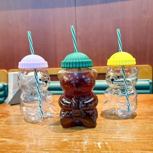 copo de urso com canudo