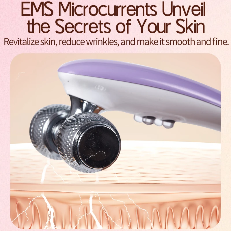 Massageador Facial Microelétrico Rosa - Imagem 5