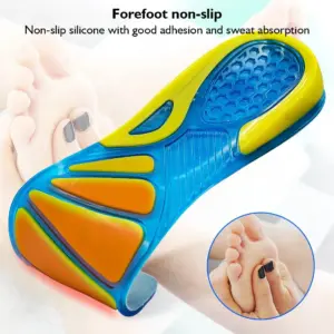 palmilha ortopédica esportiva silicone gel