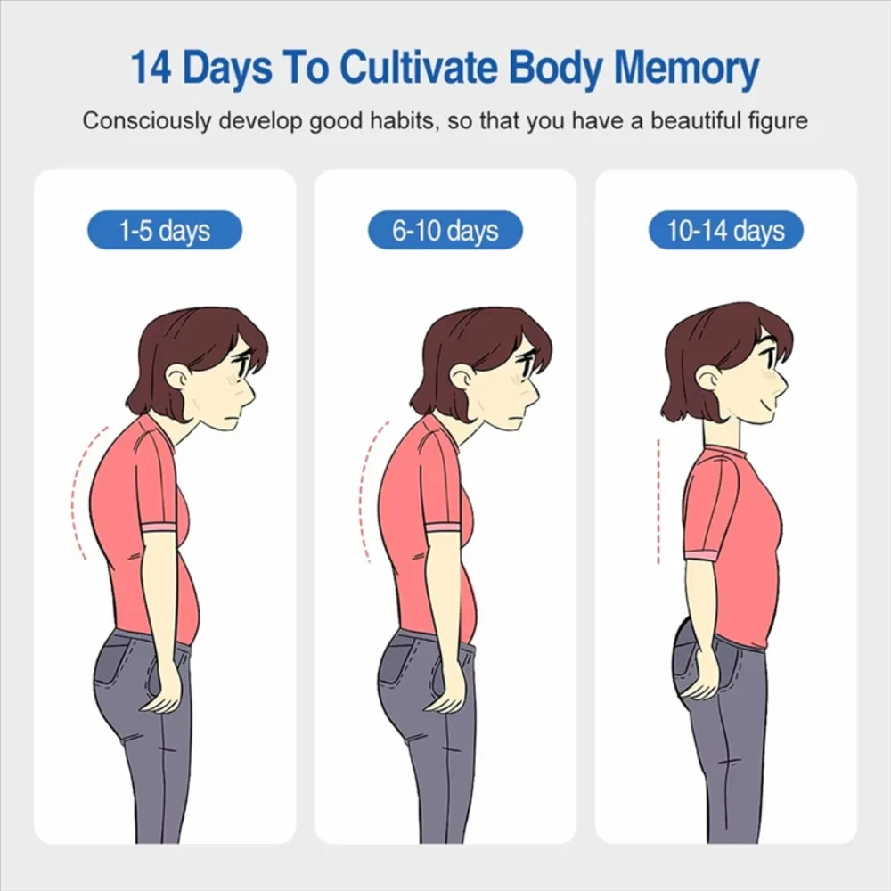 Corretor Postural Inteligente Lembrete Vibratório Amarelo - Imagem 5