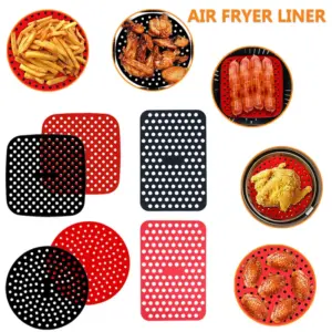 tapete reutilizável de silicone para air fryer