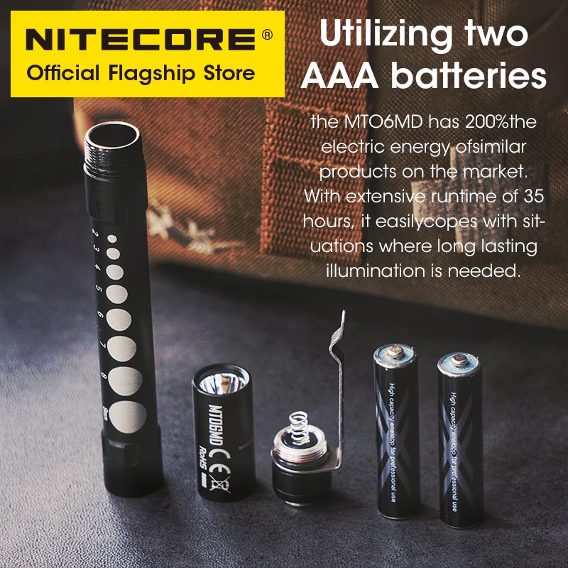 NITECORE MT06MD Lanterna Clínica LED para Inspeção de Pupilas - Imagem 5