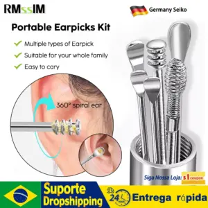 kit limpeza de ouvido earpick