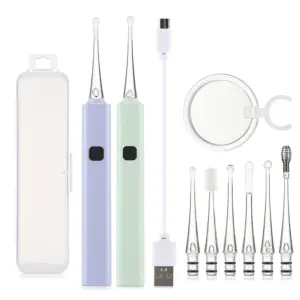 kit limpador de ouvido lanterna