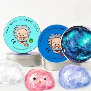 conjunto de brinquedos slime reutilizável