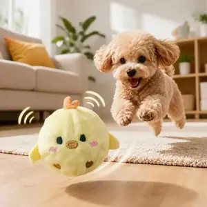 bola interativa de frango para cães e gatos