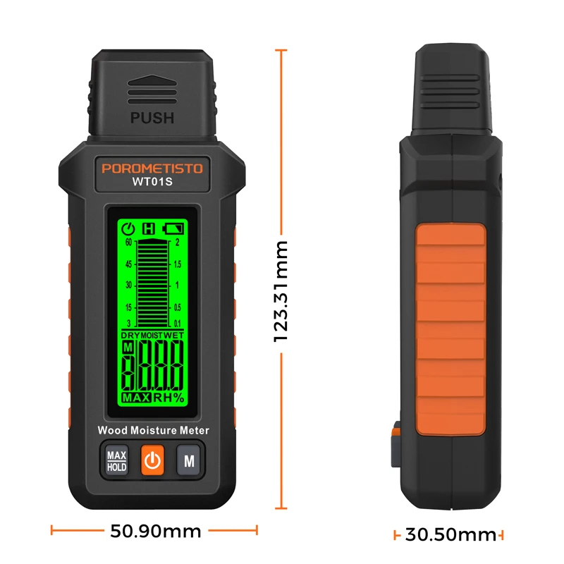 Medidor de Umidade WT01S com Dois Pinos e Display LCD - Imagem 6