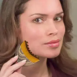 pincel de contorno facial maquiagem