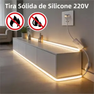 fita led cob silicone flexível
