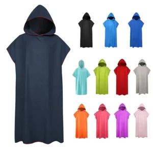 toalha microfibra capuz poncho