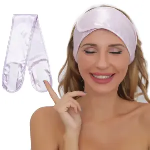 faixa de cabelo spa cetim seda