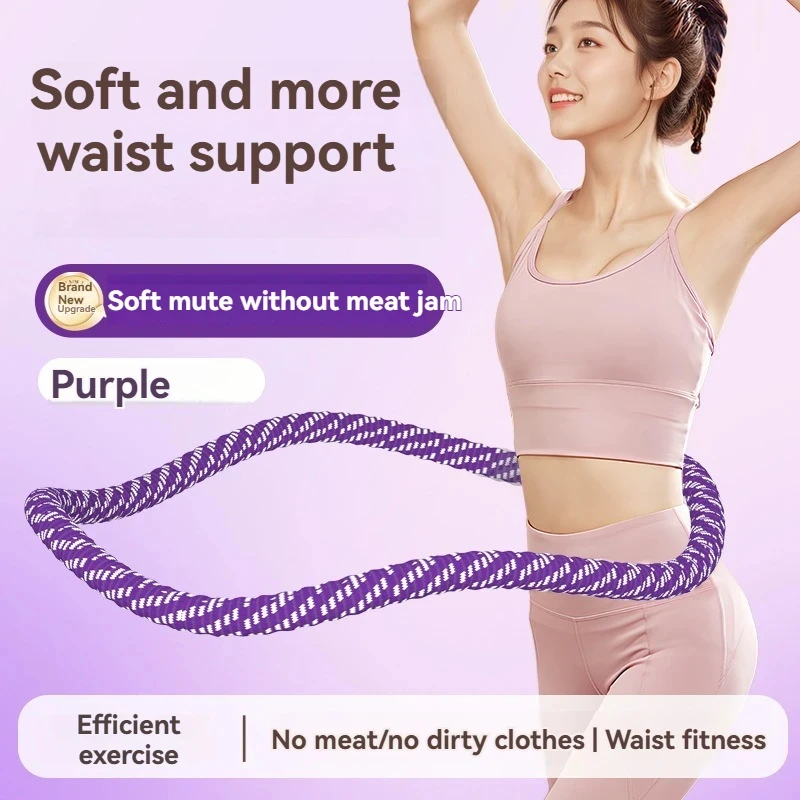 Hula Hoop Fitness Macio Amarelo - Imagem 6