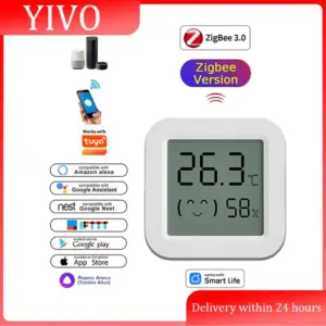 sensor de temperatura e umidade zigbee