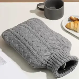 capa de pelúcia para saco de água quente