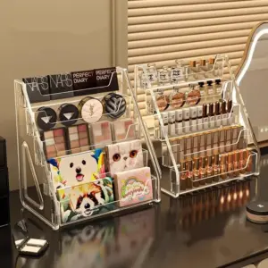 organizador de mesa em acrílico