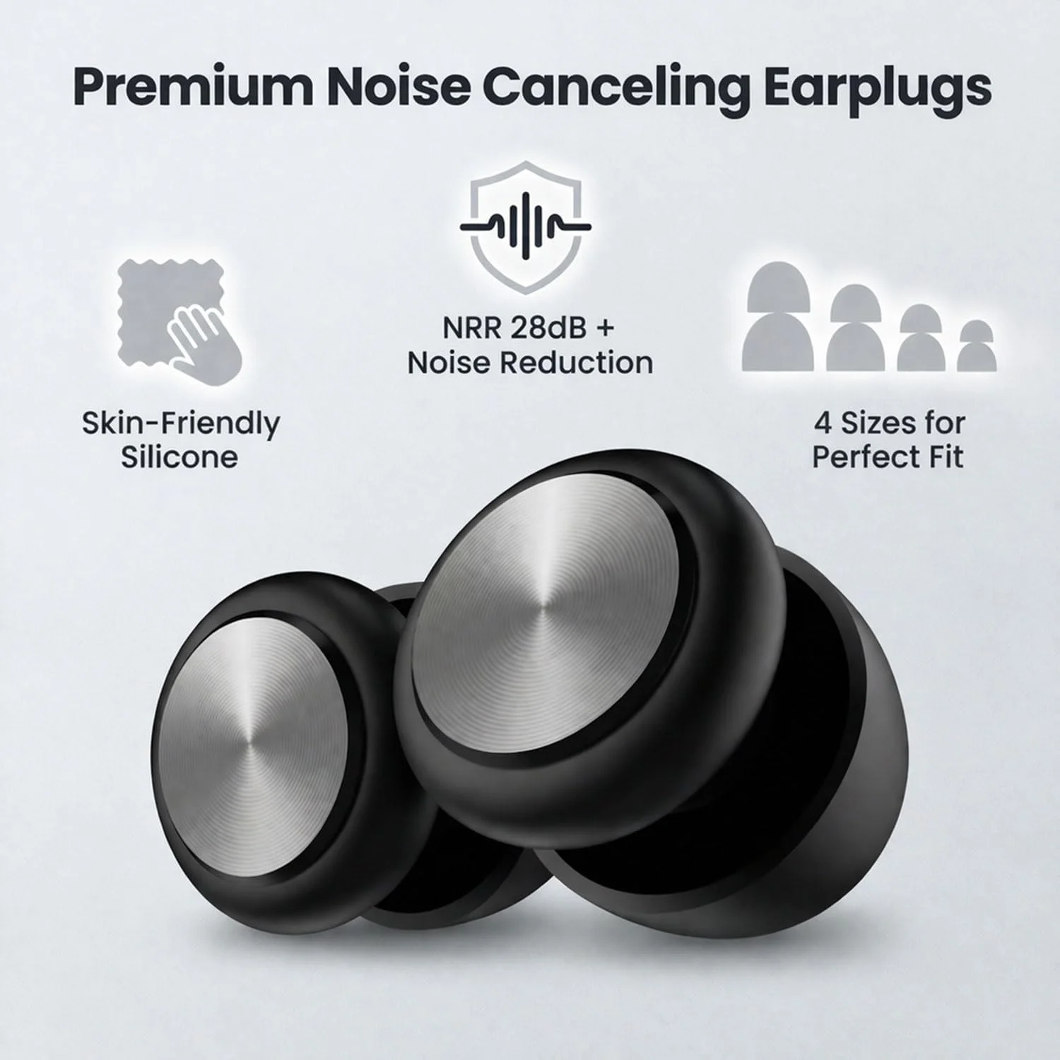 protetor auricular de silicone