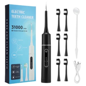 limpador de dentes elétrico vibração