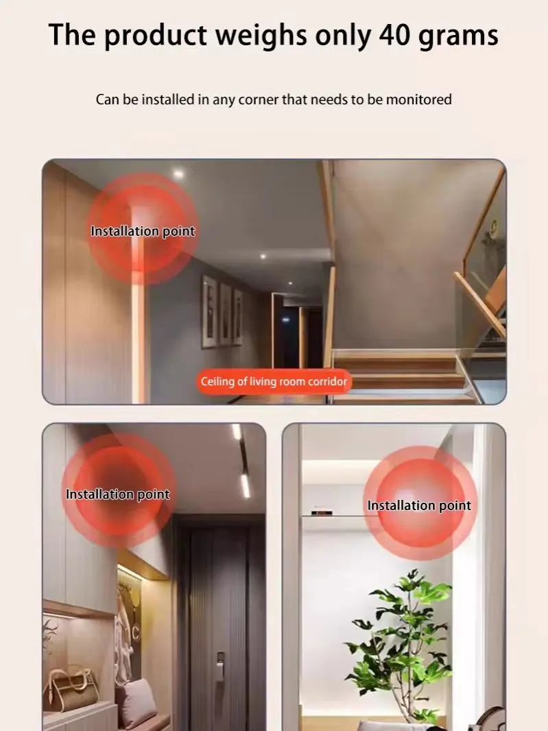 Câmera Mini WiFi Lenovo 4K 1080P HD Segurança Doméstica - Imagem 6