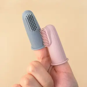 escova de dedo para limpeza oral de bebês