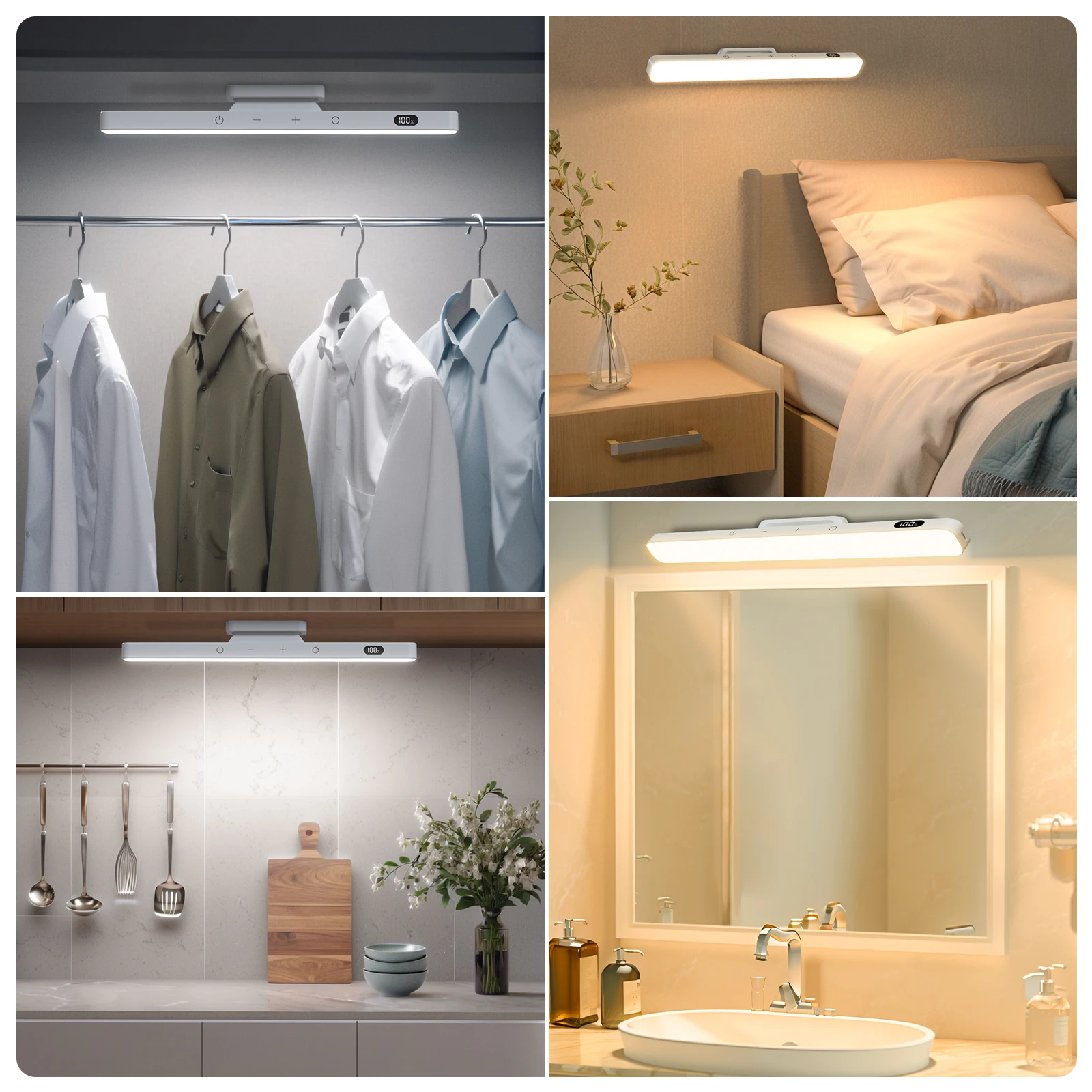 WILLED Luz de Maquiagem LED Regulável 3 Cores 2500mAh - Imagem 3