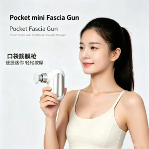 pistola de massagem muscular mini sem fio