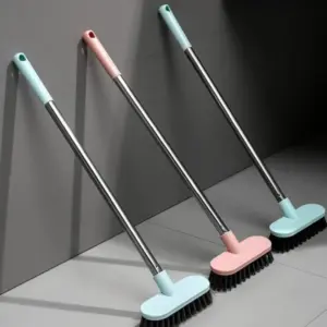 escova de limpeza de piso com alça longa