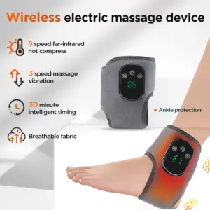 massageador elétrico tornozelo aquecimento