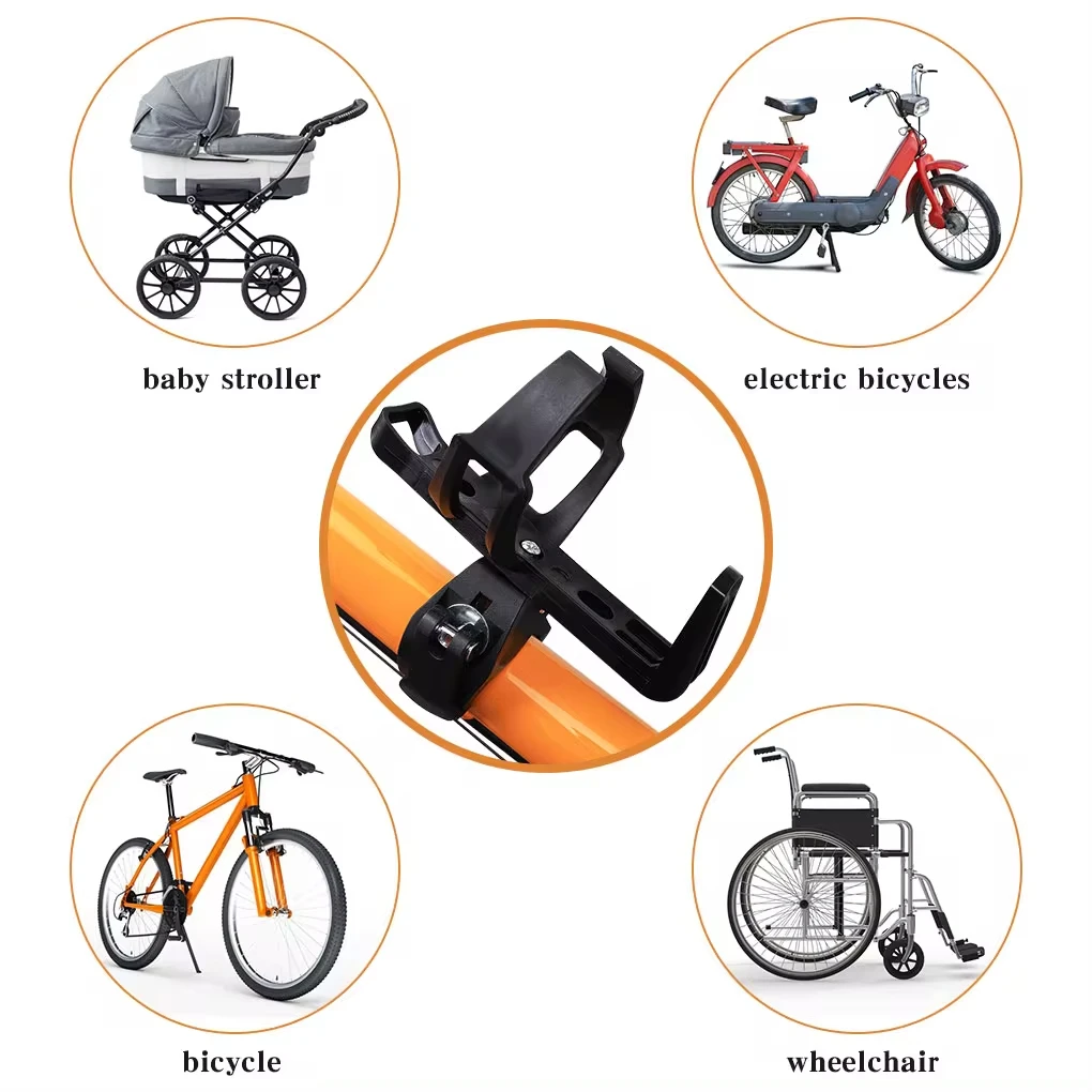 Suporte de Garrafa de Bicicleta Giratório Plástico-Aço - Imagem 6