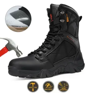 botas de trabalho anti-esmagamento