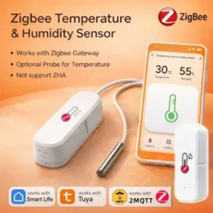 sensor de temperatura e umidade zigbee