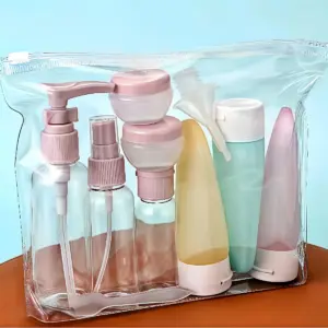 conjunto garrafas viagem airless