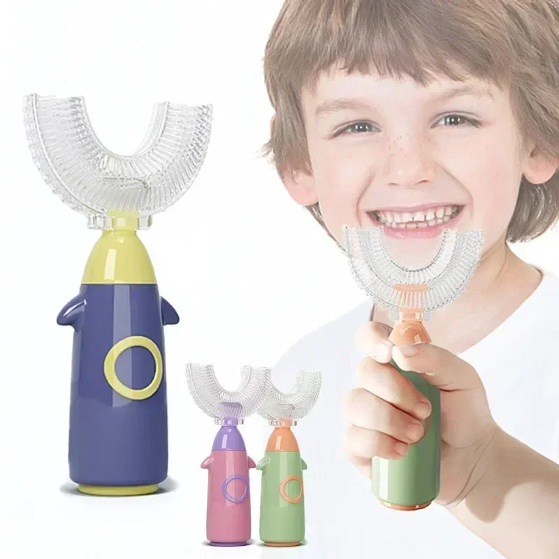 escova de dentes infantil em U
