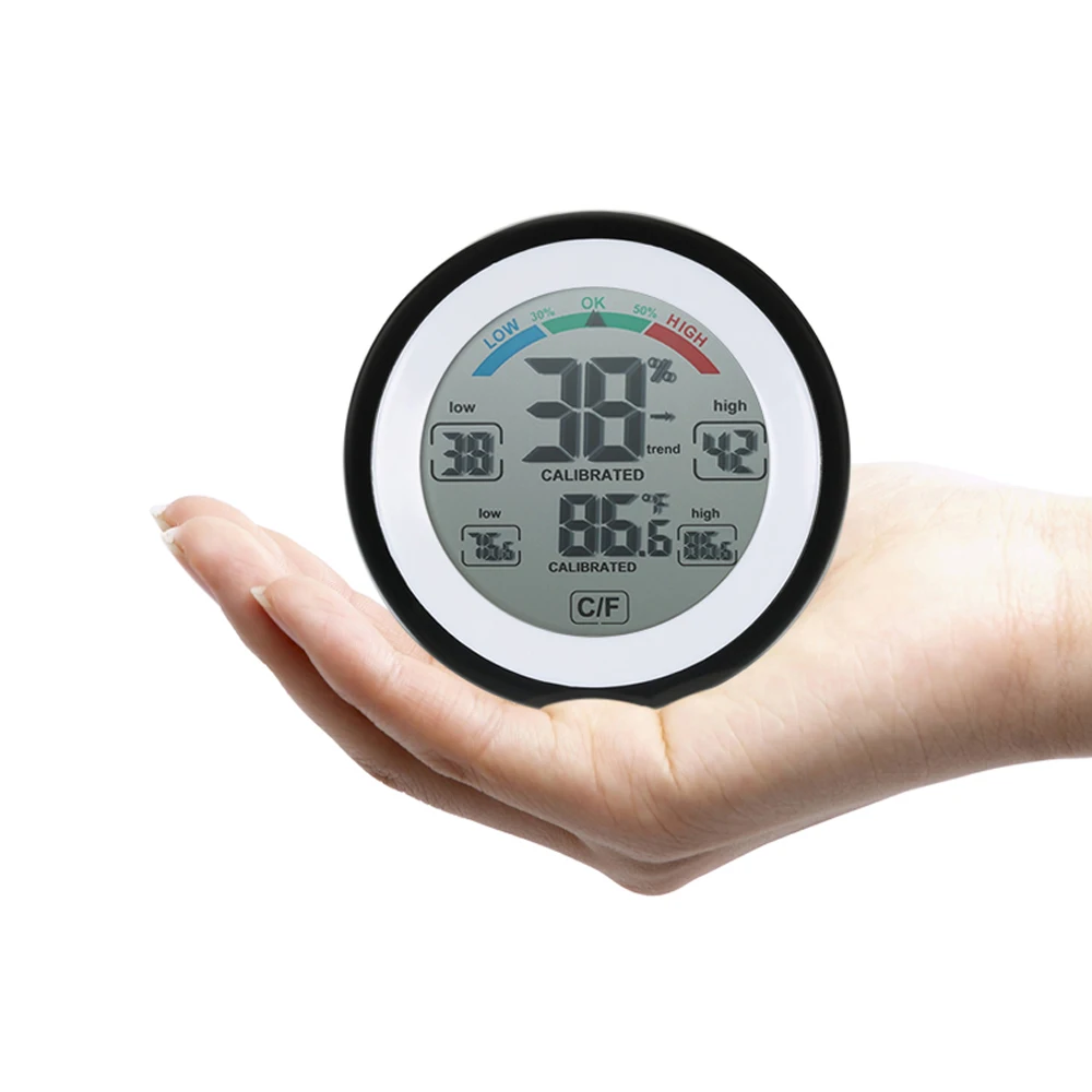 Medidor de Umidade e Temperatura Digital Preto - Imagem 5