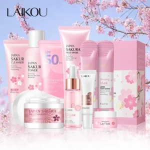 kit 9 produtos faciais sakura