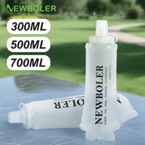 garrafa de água dobrável para corrida