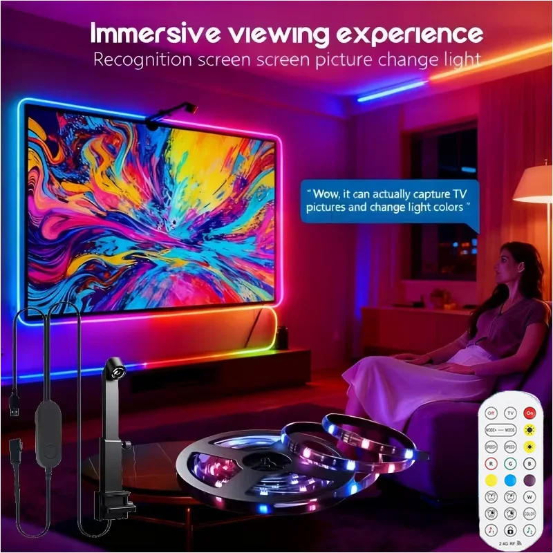 fita led inteligente rgb usb