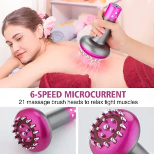escova massageadora elétrica vibratória corpo
