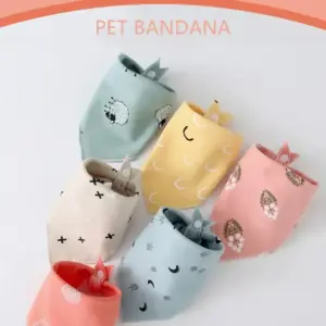bandana triangular para cães e gatos