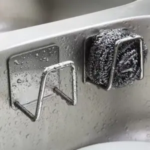 suporte de esponja de aço inoxidável