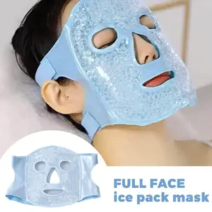 máscara facial de gel reutilizável